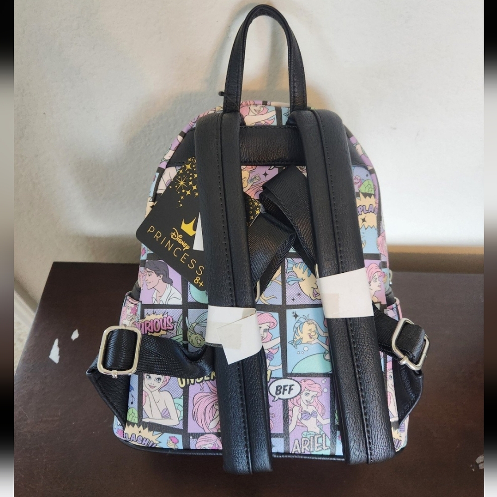Loungefly The little Mermaid AOP Mini Backpack - Picture 7 of 9